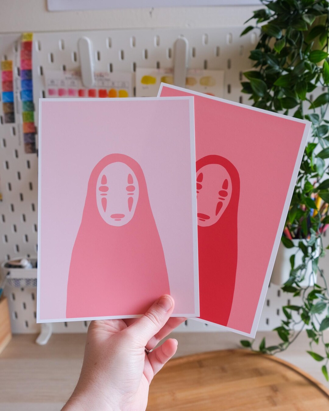 Faceless Poster - Spirited Away - A5 Print Illustration - Wall Decor ...