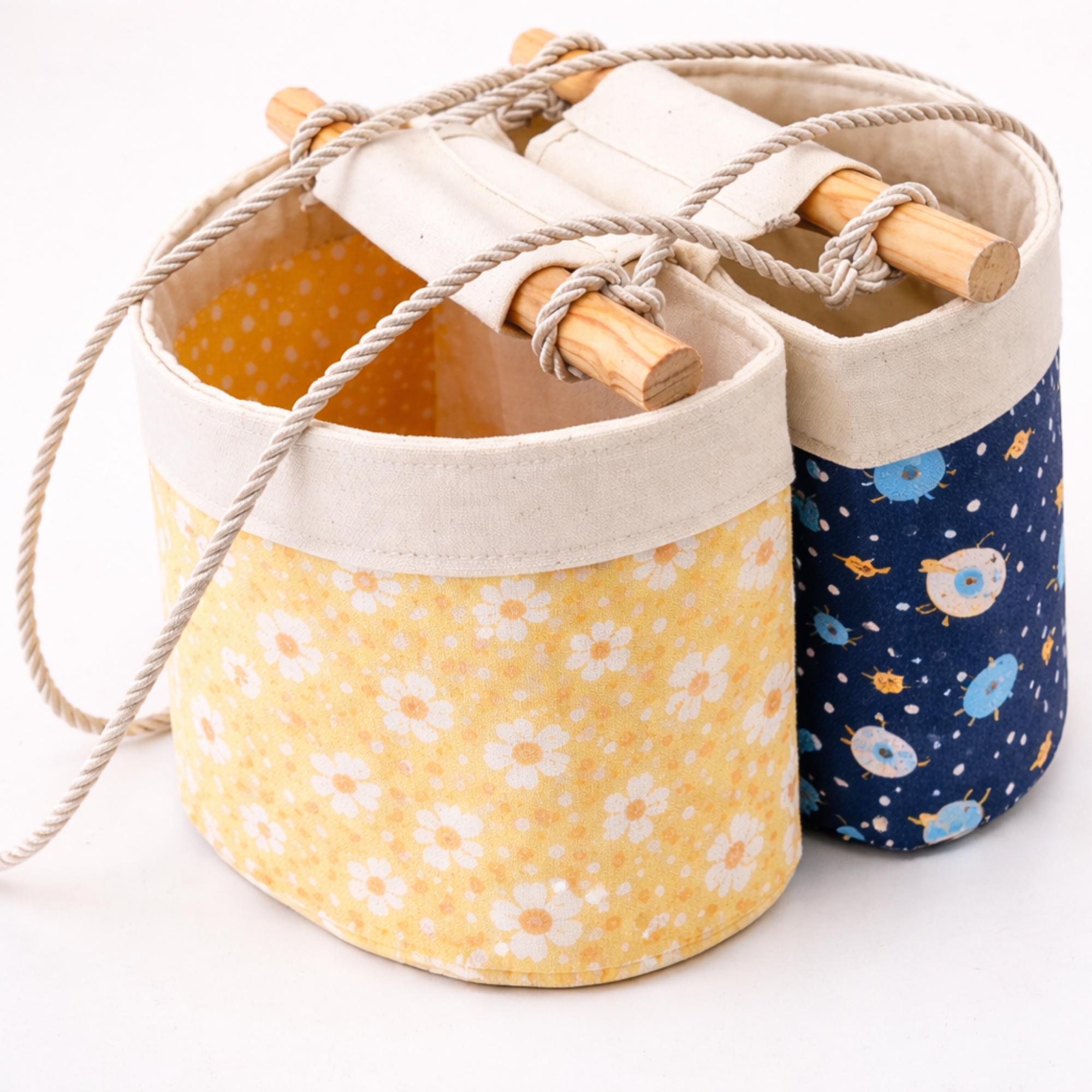 Hanging Basket Sewing Pattern PDF, Fabric Storage Pod, Nursery ...