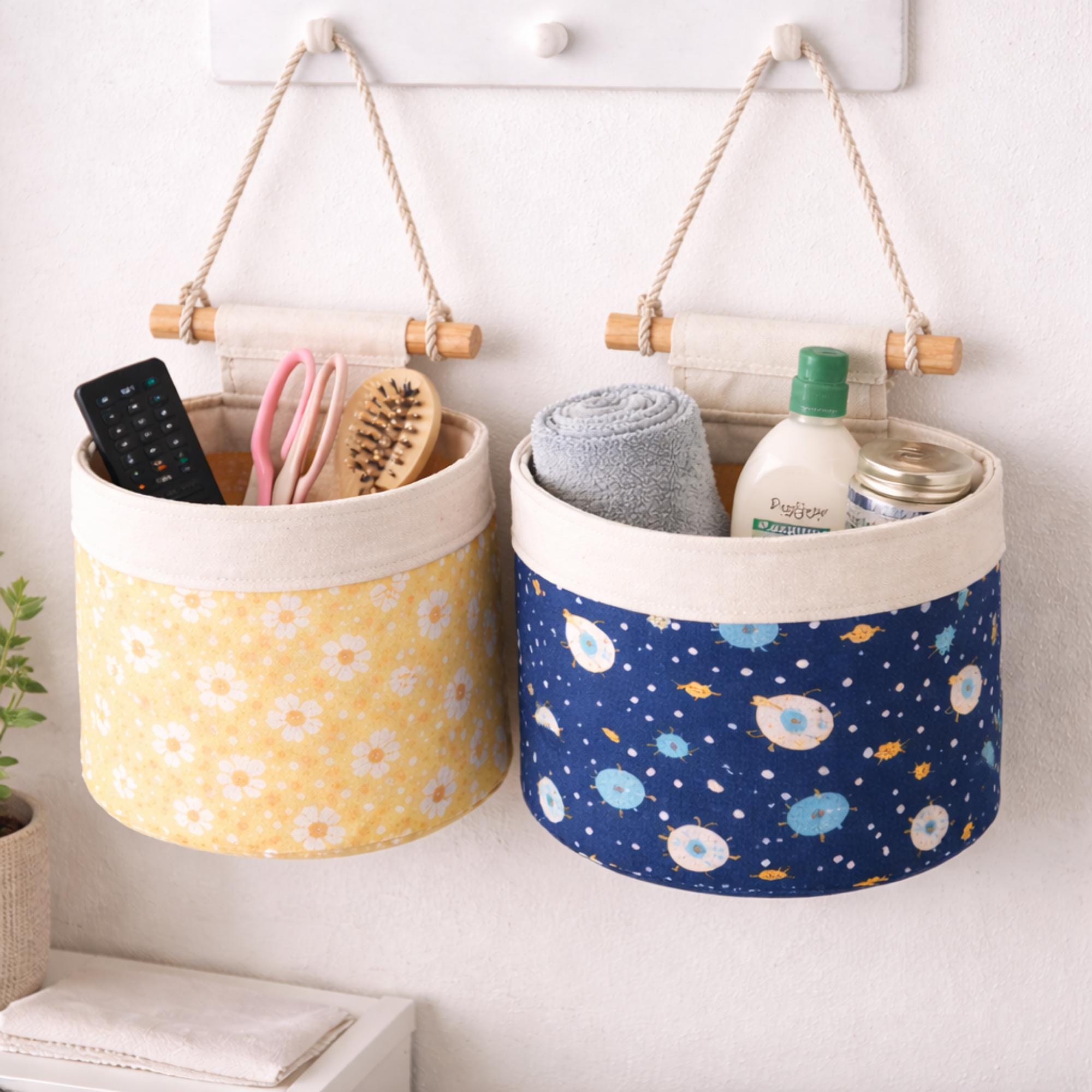 Hanging Basket Sewing Pattern PDF, Fabric Storage Pod, Nursery ...