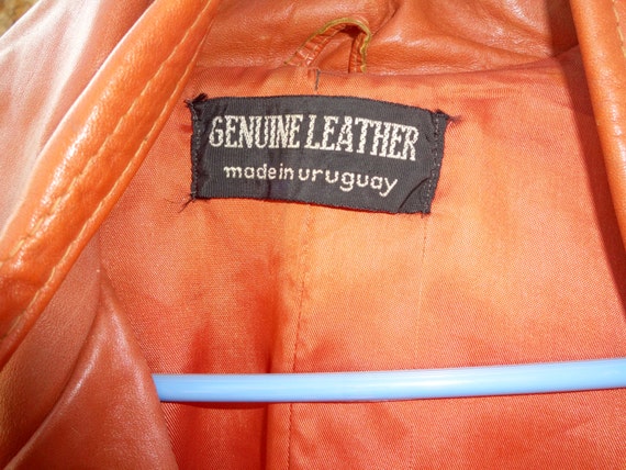 Vintage Full Length Leather Coat - image 3