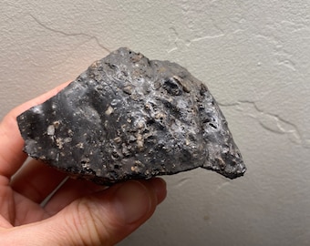Genuine High Quality Black Glass Fulgurite (lightening glass) Strong Manifestation Stone