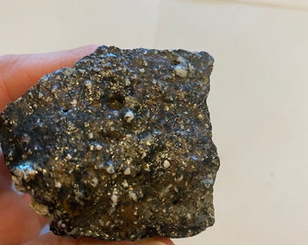 Rare Black Fulgurite Lightening Glass, Black Soil Fulgurite, Manifesting Stone High Grade