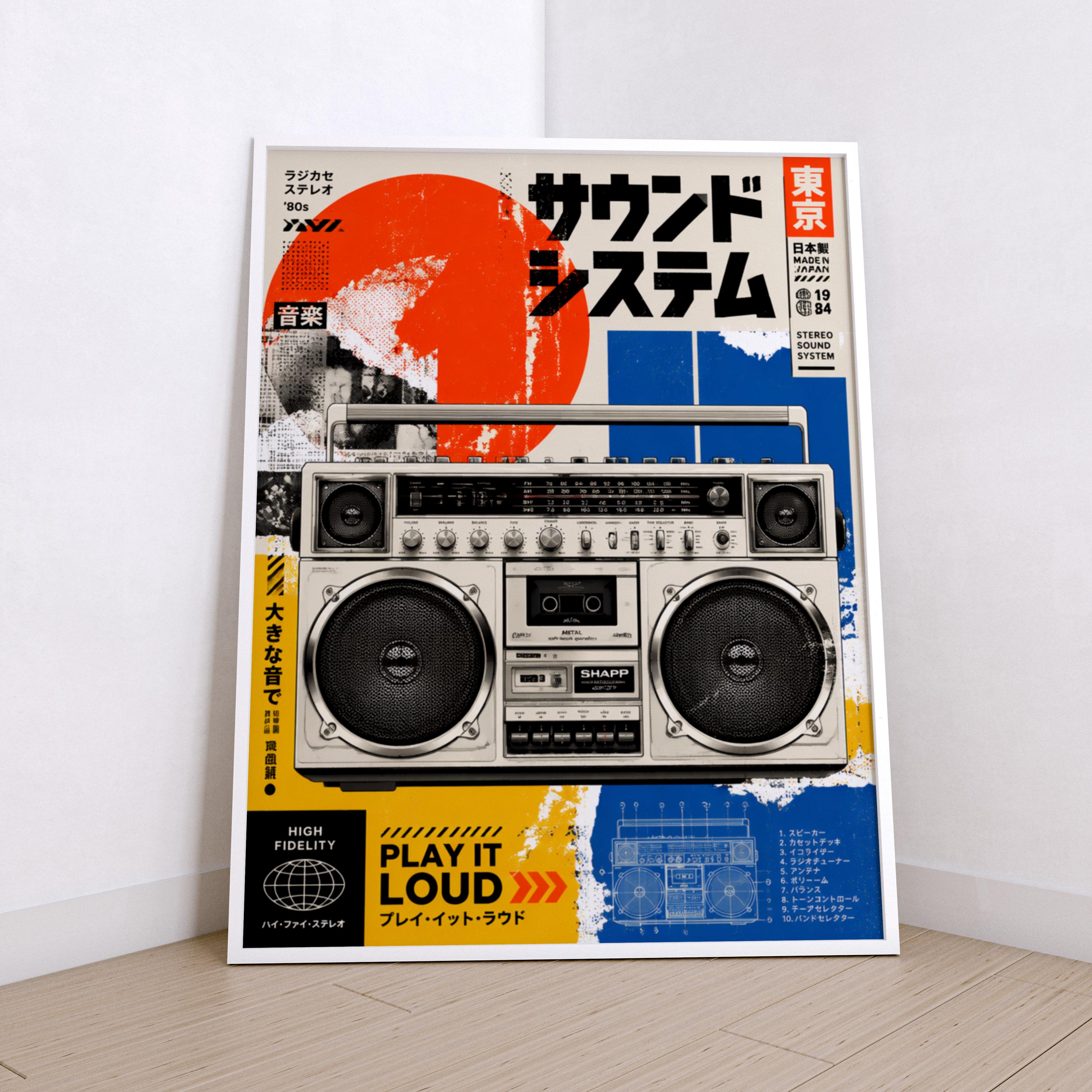 Japan Boombox - Etsy