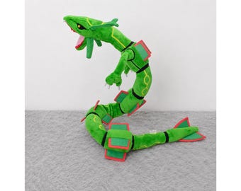 Rayquaza Plush Toy, Green Cotton Dragon Plush, Stuffed Plush Toy, Soft  Anime Plush, Collectible Plush Toy, 30 Inch artoon plushie