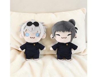 Gojo Geto Plush Toy, 21cm Anime Doll, Jujutsu Kaisen Collectible, Soft Stuffed Toy