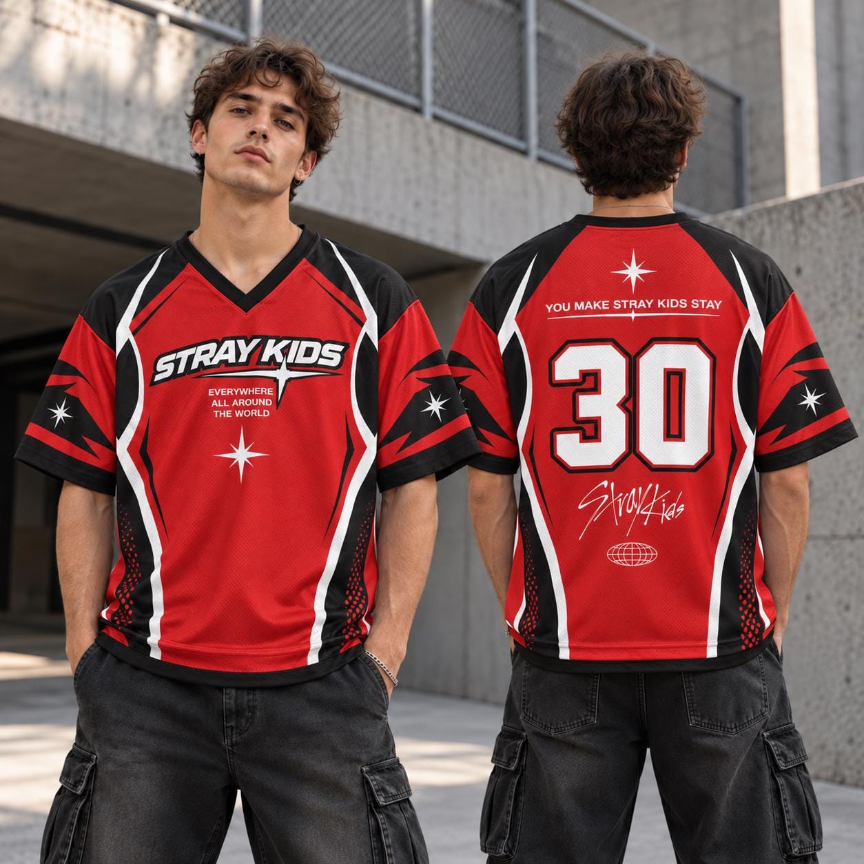 Baseball Jersey Stray Kids - Etsy