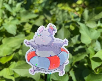 Summer vibe Boh Sprited Away | Hand-drawn Sparkling Stickers | Studio Ghibli stickers