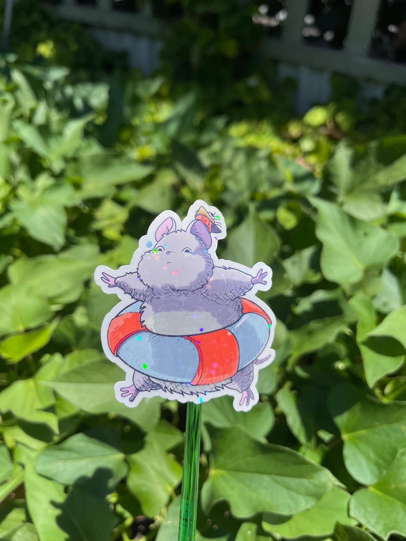 Summer vibe Boh Sprited Away | Hand-drawn Sparkling Stickers | Studio Ghibli stickers image 1