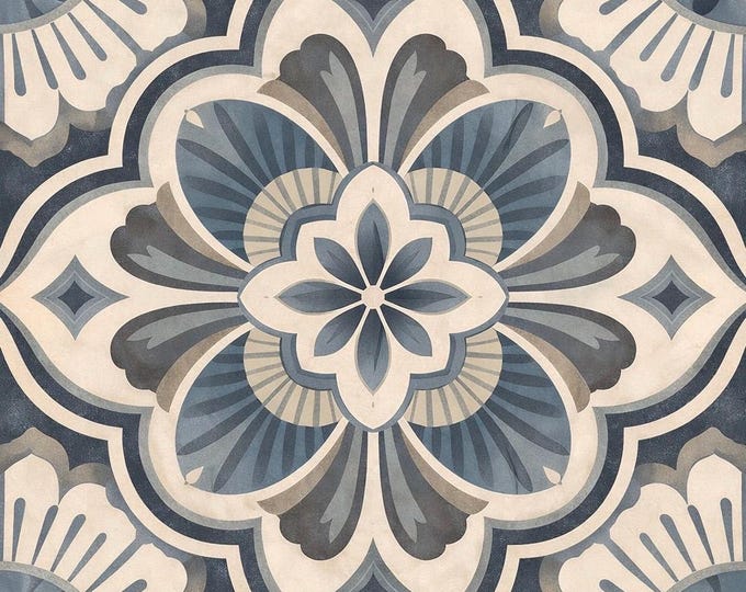 Kiln Fired Mariners Relic Decorative Ceramic Tile, Patterned Backsplash Tile, Luxury Wall Tile, Kitchen and Bathroom, Designer Decorative