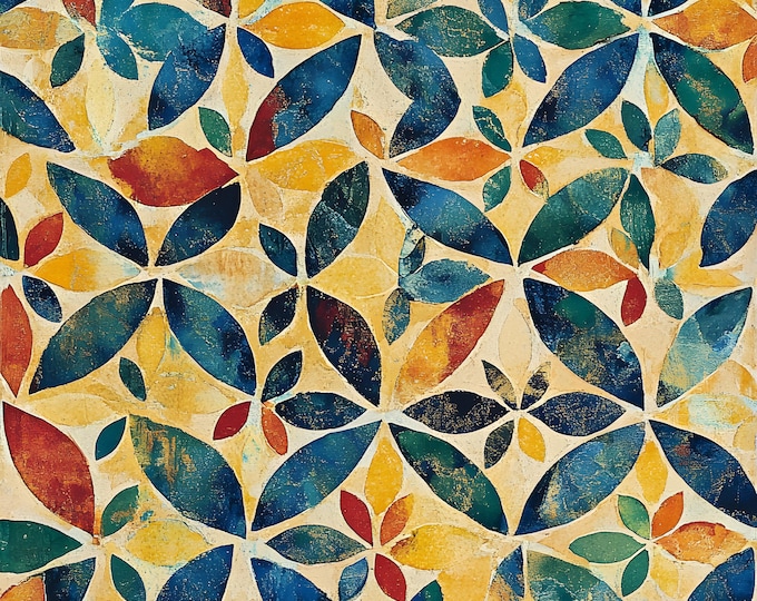 Kiln Fired Decorative Ceramic Tile, Patterned Backsplash Tile, Luxury Wall Tile, Kitchen and Bathroom Tile, Designer Decorative Tile T5153