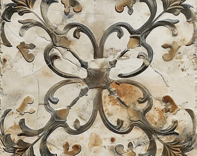 Kiln Fired Decorative Ceramic Tile, Patterned Backsplash Tile, Wall Tile, Kitchen and Bathroom, Designer Decorative T270™