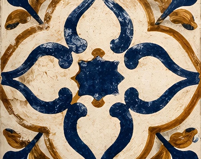 Kiln Fired Decorative Ceramic Tile, Patterned Backsplash Tile, Luxury Wall Tile, Kitchen and Bathroom Tile, Designer Decorative Tile Briza™