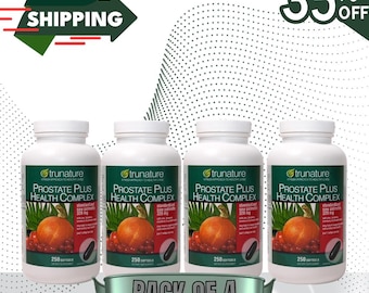 4X Men's Prostate Health Complex Supplement – 250 Softgels Each New Sealed Pack