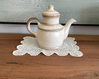 Vintage 1970s Laurentian Pottery Stoneware Teapot/Coffee Pot