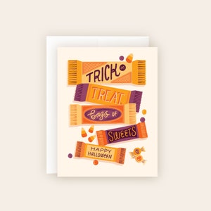 Trick or Treat Halloween Card CLOSEOUT