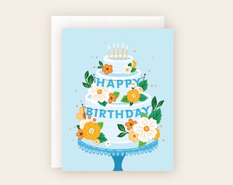 Cake Banner Birthday Card