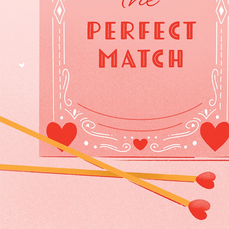 Perfect Match Valentine's Day Card CLOSEOUT image 3