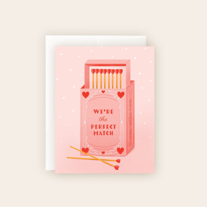 Perfect Match Valentine's Day Card CLOSEOUT image 1