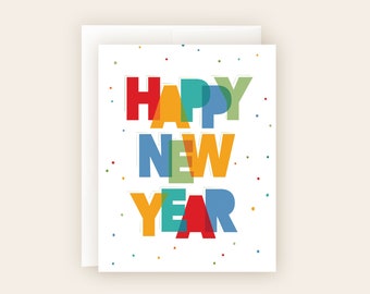 Happy New Year Card CLOSEOUT