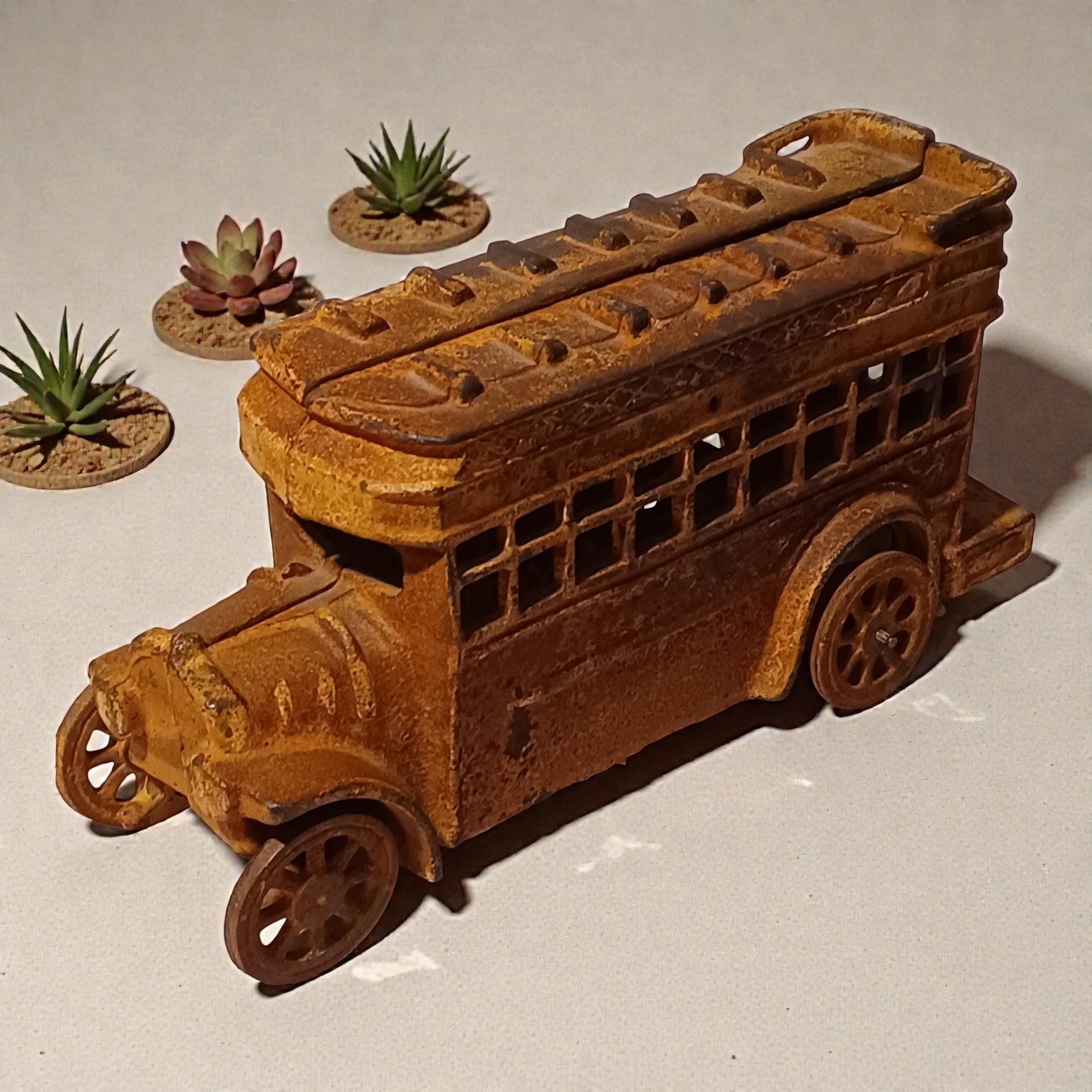 Vintage Hubley Bus - Etsy