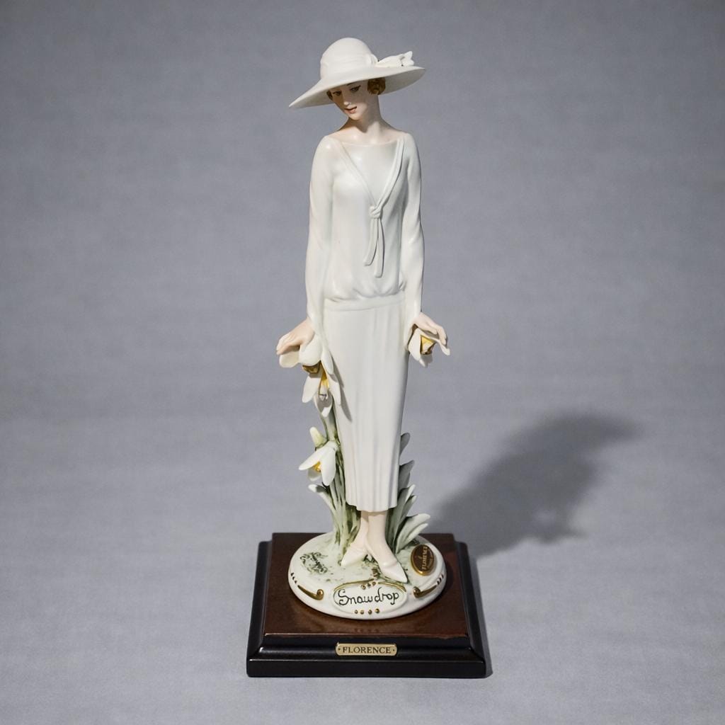 1/43  700 クリームホワイト1959-1965 美品 Giuseppe Armani Snowdrop Figurine 1736F – Florence Italy Elegant