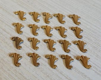 Brass ornamental stampings.