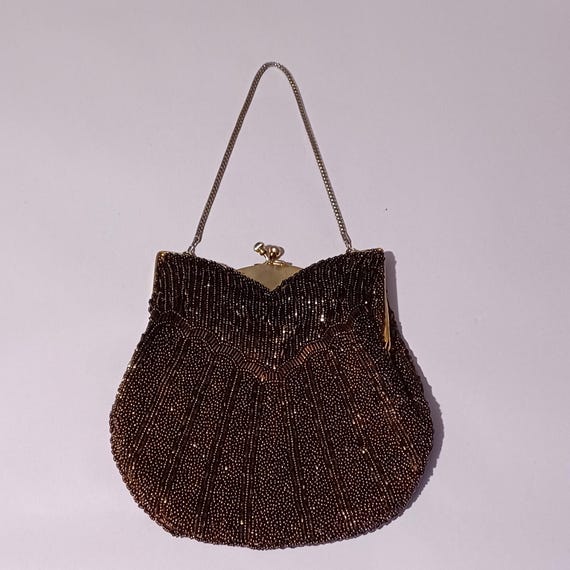 Vintage 1950s–60s Ed B. Robinson Hand-beaded Evening Bag - Etsy
