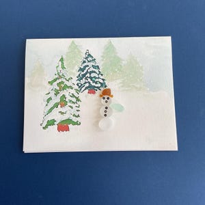 Sea glass cards
