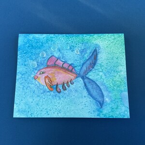 Sea glass cards