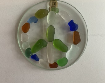 Sea glass ornament