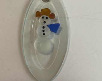 Sea glass ornament