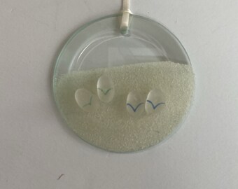 Sea glass ornament