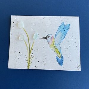Sea glass cards