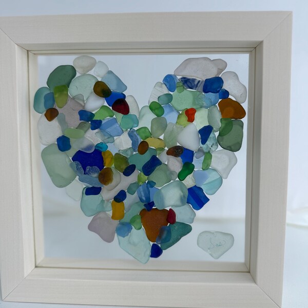 sea glass mosaic