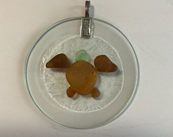 Sea glass ornament