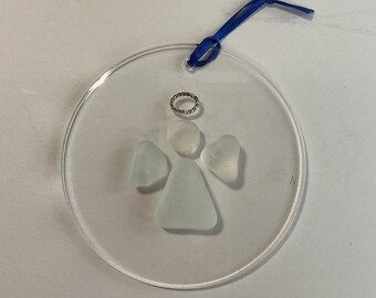 Sea glass ornament