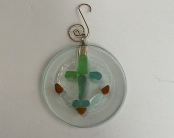 Sea glass ornament