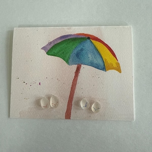 Sea glass cards