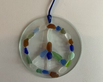 Sea glass ornament