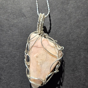 Pink Peruvian Opal Necklace