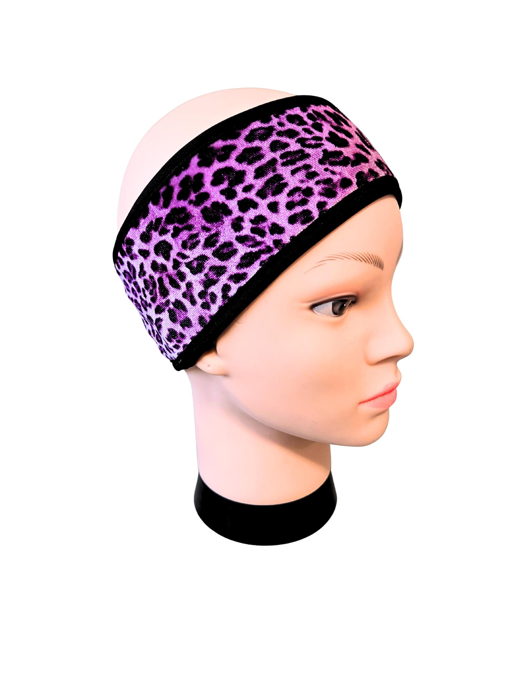 Head Wraps Fashion Hair Accessories for Women and Girls Pack of 4 (Leopard)​ Teal Leopard Print Head Wrap – Sunflower & Honeypot main image 2