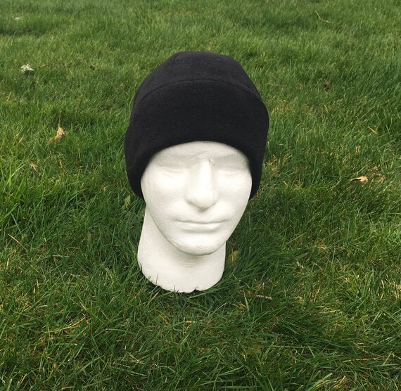 Black Fleece Beanie Skullcap Polartec r 