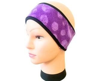 Purple Moons adult fleece  headband ear warmer,  girls night out, Halloween party costume, would this work for your cheetah costume?