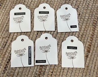 Handmade gift tags