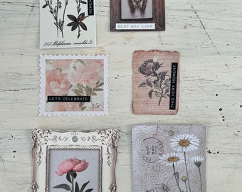 Vintage style hang tags gift tags