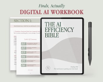La Biblia de la Eficiencia en IA: Guía práctica para la productividad, el trabajo y el crecimiento profesional (Descarga digital)