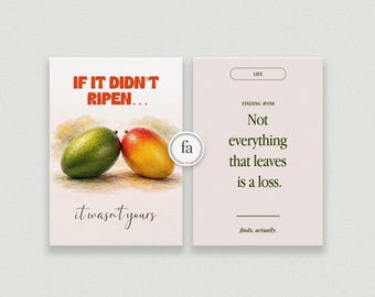 Tarjeta con cita inspiradora / Afirmación motivacional para el autocuidado (Tarjeta electrónica descargable digitalmente)