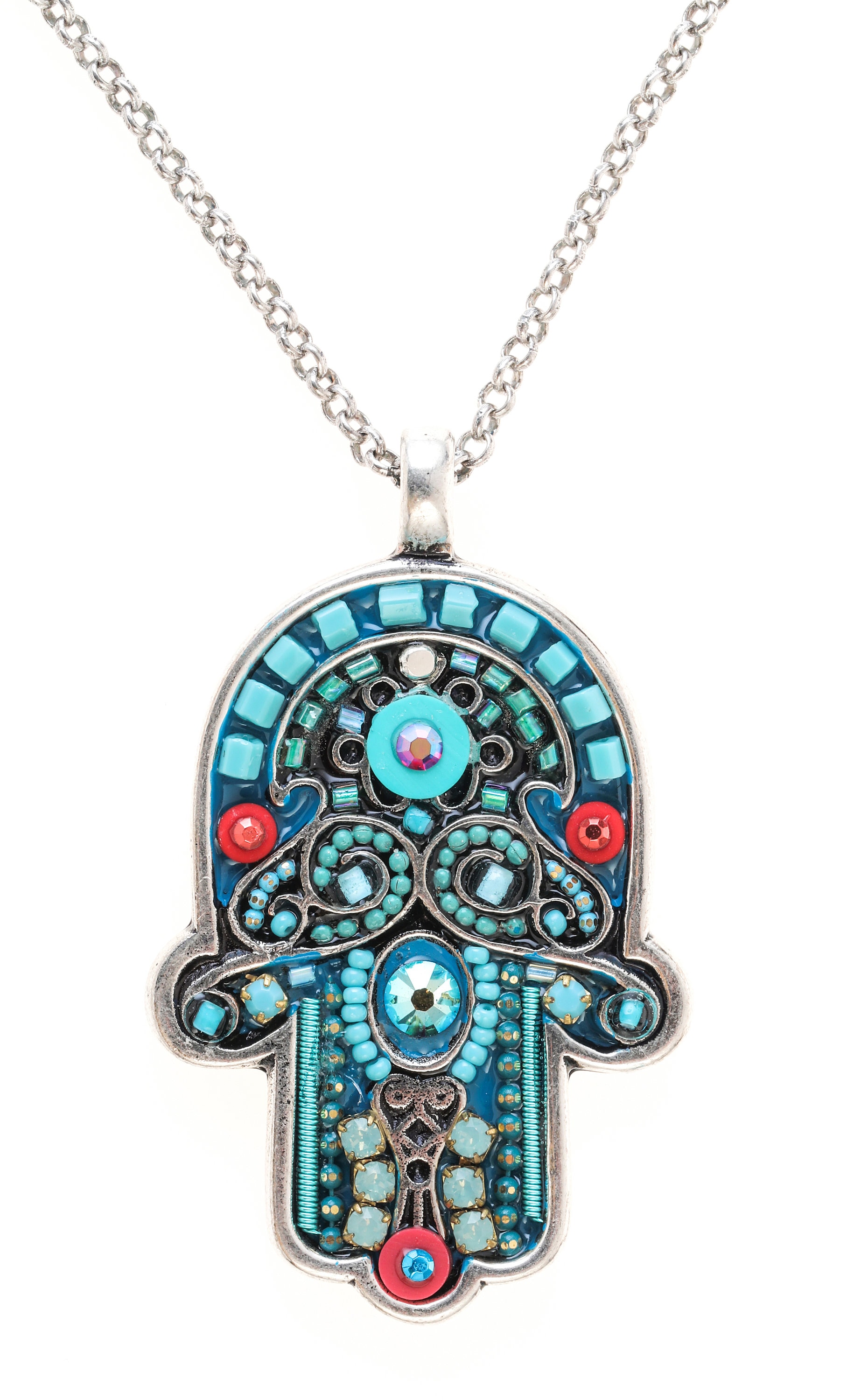 Swarovski hamsa pendant shop