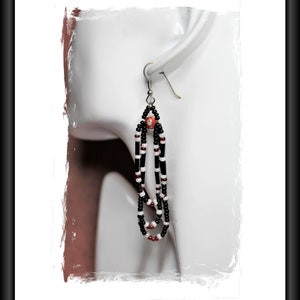 Beaded Dangle Earrings, Beaded Earrings Handmade, Handmade Beaded Earrings, Beaded Earrings Dangle, Jewelry, Beaded Jewelry, Unique Jewelry