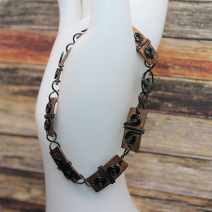 Wire Wrapped Bracelet, Copper Bracelet , Hammered copper, Gift for Her, Gift for Him, Gift for Them, Gift under 20, Handmade Copper Bracelet